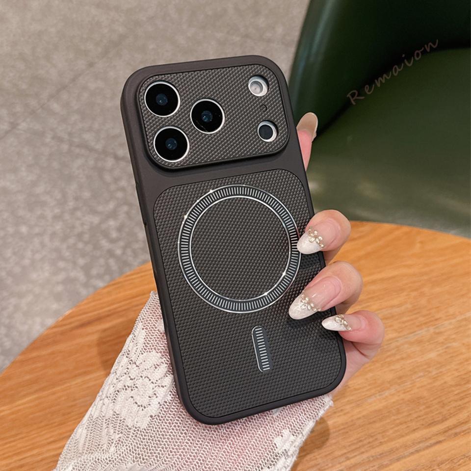 Magnetic Phone Case For iPhone 17 11 12 13 14 15 16 17 Pro Max Magsafe Official Charging Shockproof Protector Cover