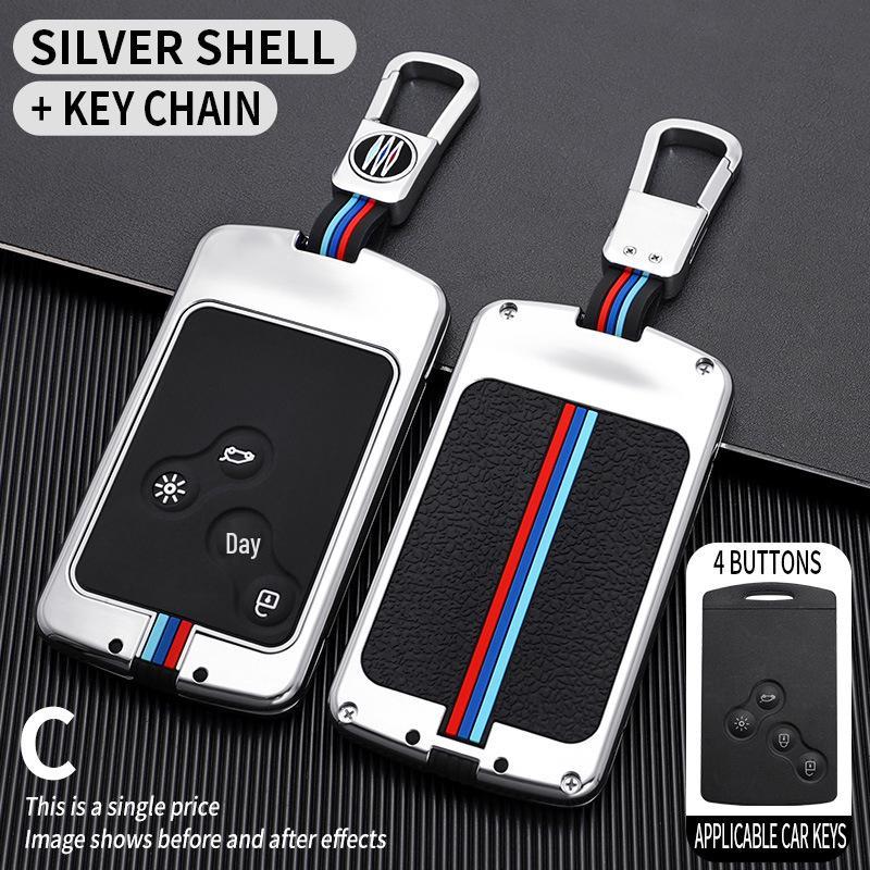 Metal Key Case for Dongfeng Renault Koleos, Kadjar, eNuo, Kolebin