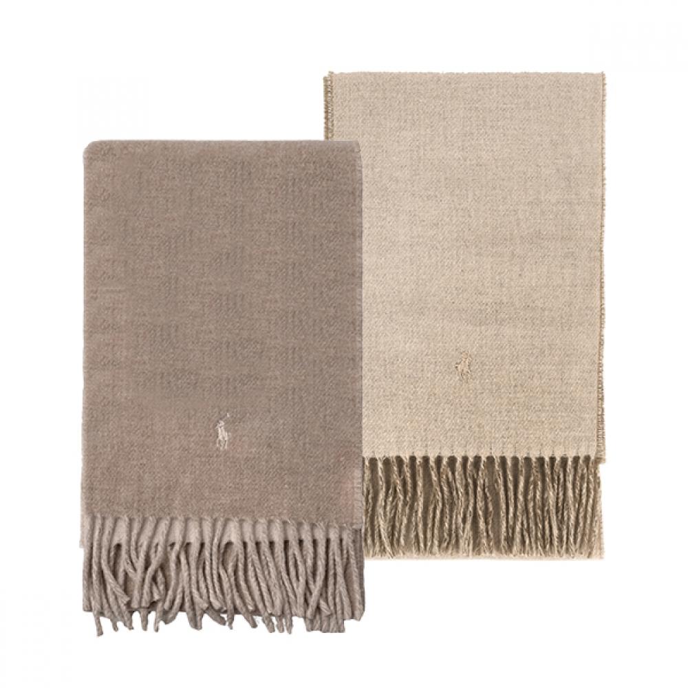 Polo Ralph Lauren Pc0455 027 Pony Reversible Fringe Muffler PC0455-027
