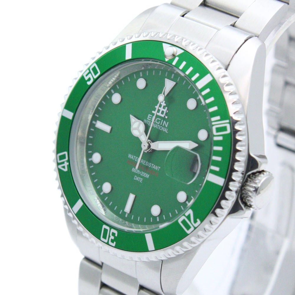 Elgin FK1405S-GR Men's Silver Watch