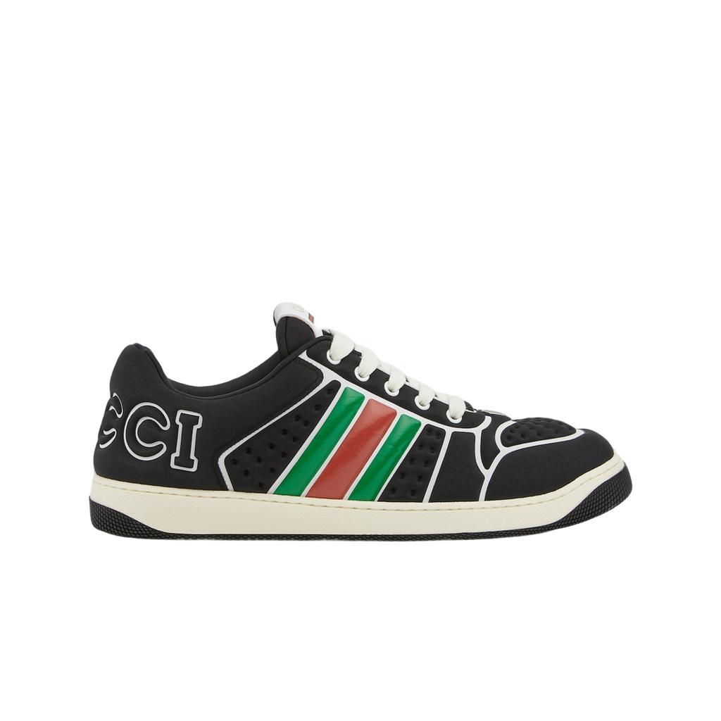 Gucci Screener Sneakers With Web Black