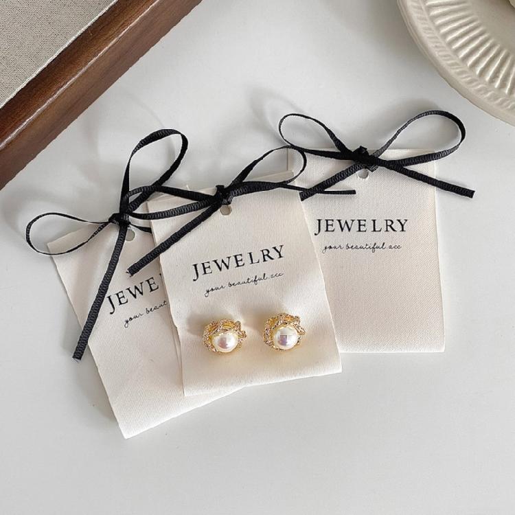 10Pcs Multipurpose Jewelry Display Cards Sturdy Fabric Earrings Jewelry Display Cards For Professional Use