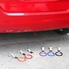 Round Rear Bumper Handle Strap Charm Drift Warning Ring Safety Pull Ring for Subway Train Bus Car