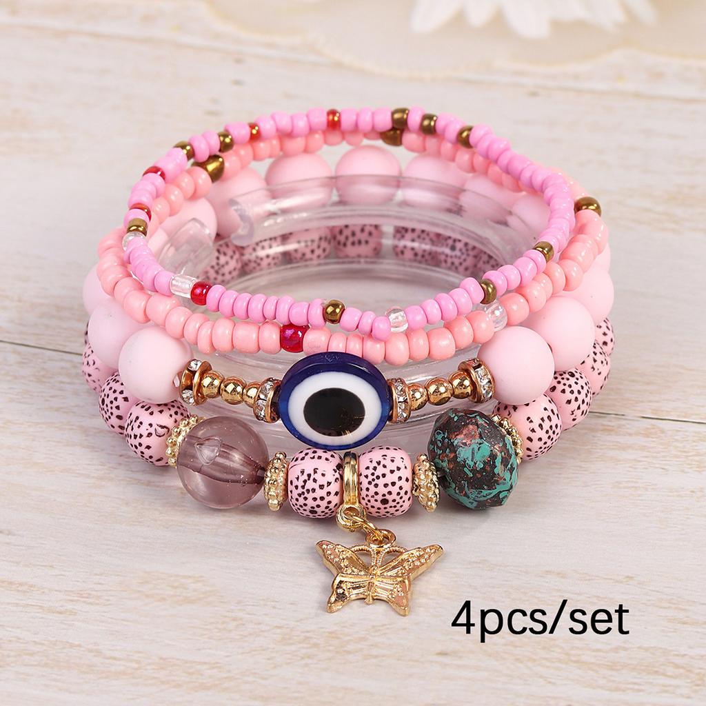 JYL TS Bracelet Bohemian  Evil Eye Set Style Provides Strong Protection