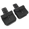 Motorcycle Saddlebags Weather Resistant High Capacity Universal PU Leather Motorbike Side Bag