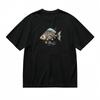 Men's Breathable Classic T-Shirt Mechanical Koi Artwork With Bronze Details Tee