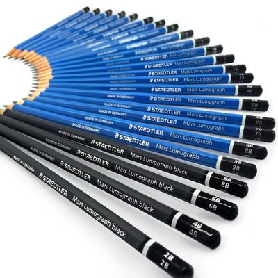 Staedtler Mars Lumograph & Black Drawing Pencils, Assorted Set of 24, 100 G24 S