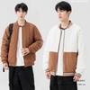 Double-sided Wear Stand-up Neck Cotton-padded Jacket Men's Winter Piled and Thickened Cotton Clothes Trendy Brand Loose Couple Warm Bread Clothes