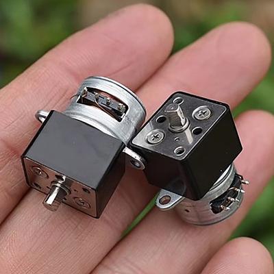 1Pc Micro Full Metal Gearbox Gear Stepping Motor Mini 15Mm 2-Phase 4-Wire Gear Stepper Motor Diy Robot Car Monitor Camera