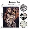 Halloween Pearl Painting Set Love Couple 5D DIY Pearl Art Home Bedroom Wall Decor Handmade Gift Holiday Decorative Crafts Supplies