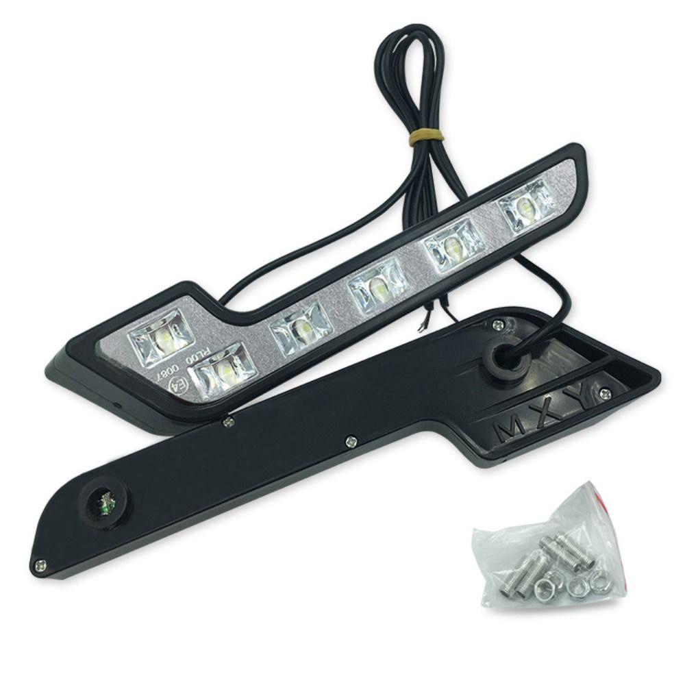 6 LED L Shaped Driving Lamp Waterproof Car LED Lamp Lights Fog Light  Fog Conditions
