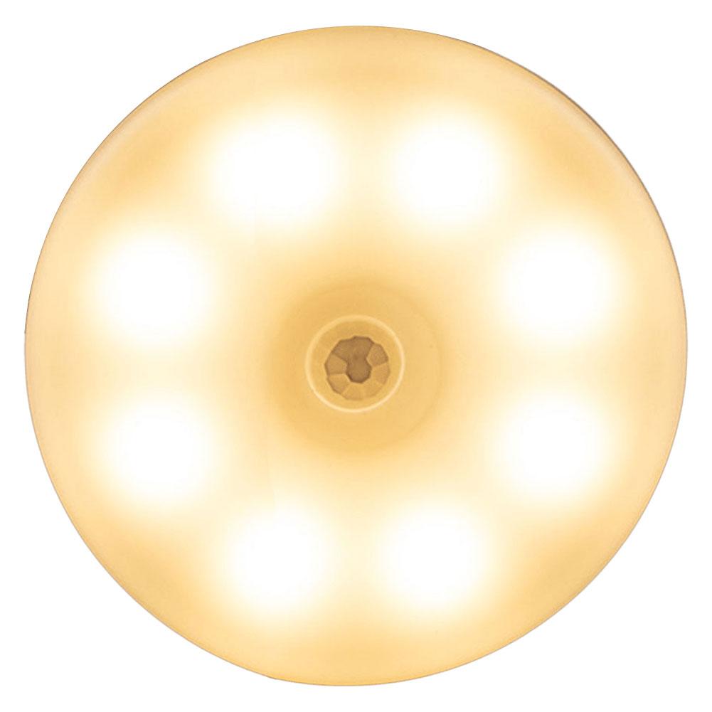 Motion Sensor Night Light USB Charging Wireless Motion Sensor Lamp Battery Powered for Kitchen Bedroom Hallway Closet