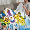 Cartoon Cute P-Pororos-S Penguin Blanket Travel Gift Comfort Warm Soft Plush Suitable For Sofa Living Room Office Bedroom