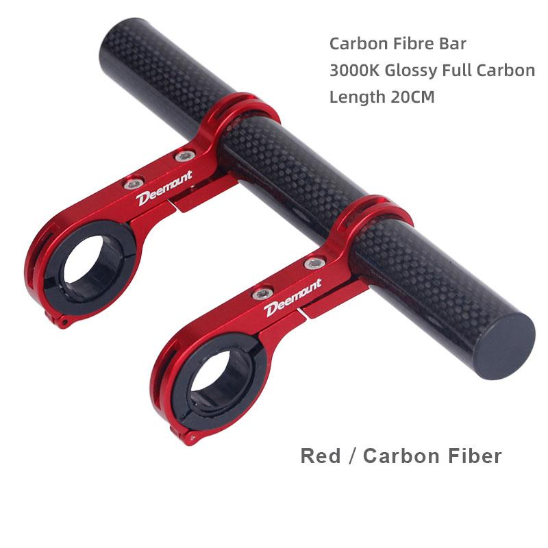 10/20/25/30cm Bicycle Handlebar Extended Bracket Bike Headlight Mount Bar Computer Holder Lamp Support Rack Alloy Fiber Stand