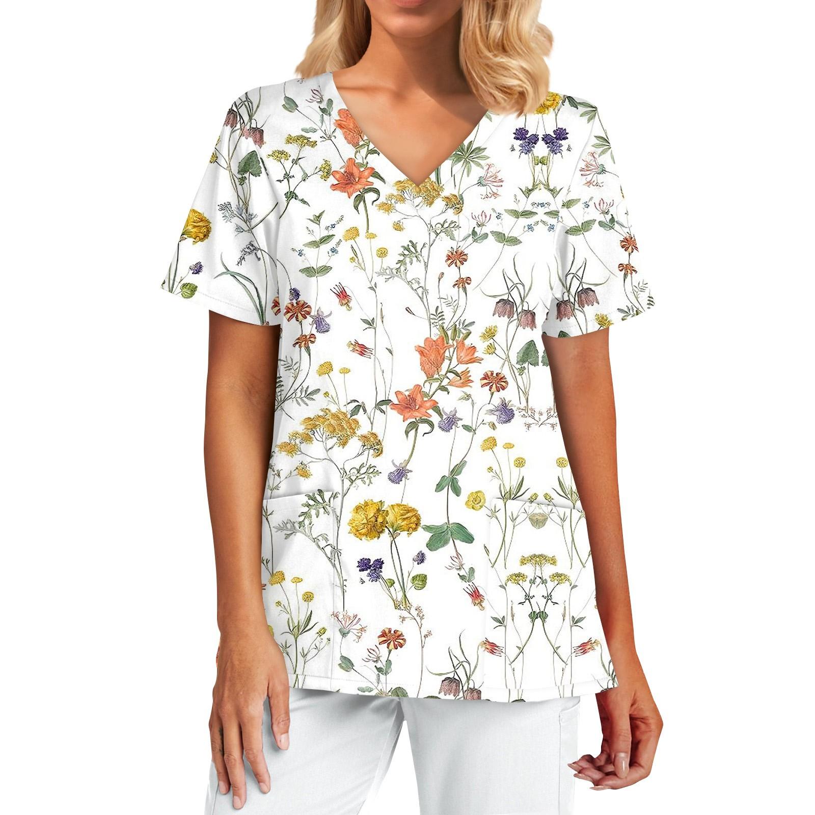 

Жіноча вільна футболка з круглим вирізом і коротким рукавом у повсякденному стилі весна/літо XL білий