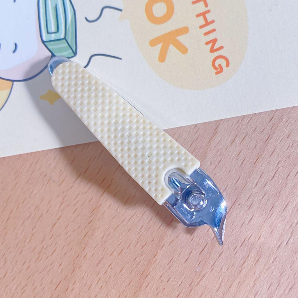 New Cute Cartoon Bear Bunny Nail Clippers Anti Splash Nail Trimmer Baby Nail Care Accessories Manicure Tools