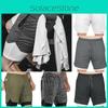 Men's Camo Running Double-deck Stretchy Quick Dry Gym Shorts With Secure Phone Bag
