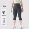 Women's Plus Size Shark Pants - Summer Fitness Cycling Yoga Shorts, Non-Dropping Crotch, 200 Jin, Fat MM.