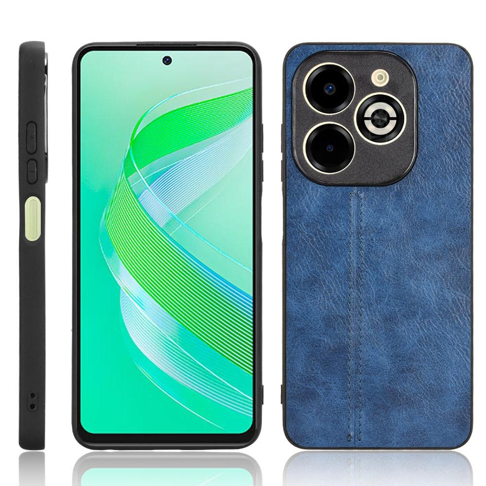 For Infinix Smart 8 Plus/8 Pro 4G Case Stitching Line PU Leather+PC+TPU Phone Cover