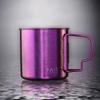 TAIC Pure Titanium Mug with Lid and Handle