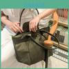 Bolsa Tote Grande de Nylon Estilo Urbano Para Mulheres Com Design de Bolinho Ecológico Em Cores Clássicas