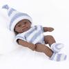 7Inch Vinyls Reborns Doll Life Like Reborns African Baby Dolls For Child Soothing And RolePlaying Education Toy