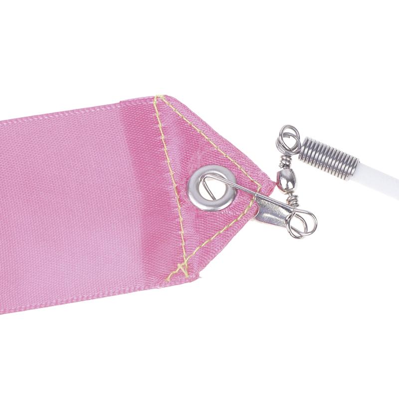 2M Dance Ribbons Rhythmic Girl Art Gymnastics Ballet Streamer Twirling Rod Rainbow Stick Sports Training Ribbon Dancer Wands