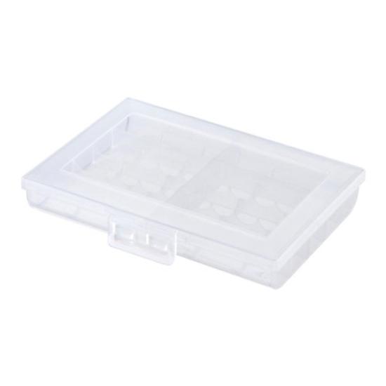 SANWA SUPPLY Battery Compatible with AA and AAA Case, Sizes, Clear, DG-BT5C