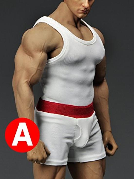 [TOYBARJAPAN] Doplňky pro figurky v měřítku 16 XL01 Pánská sada vesty a kalhot A (Hlava a tělo nejsou součástí dodávky)