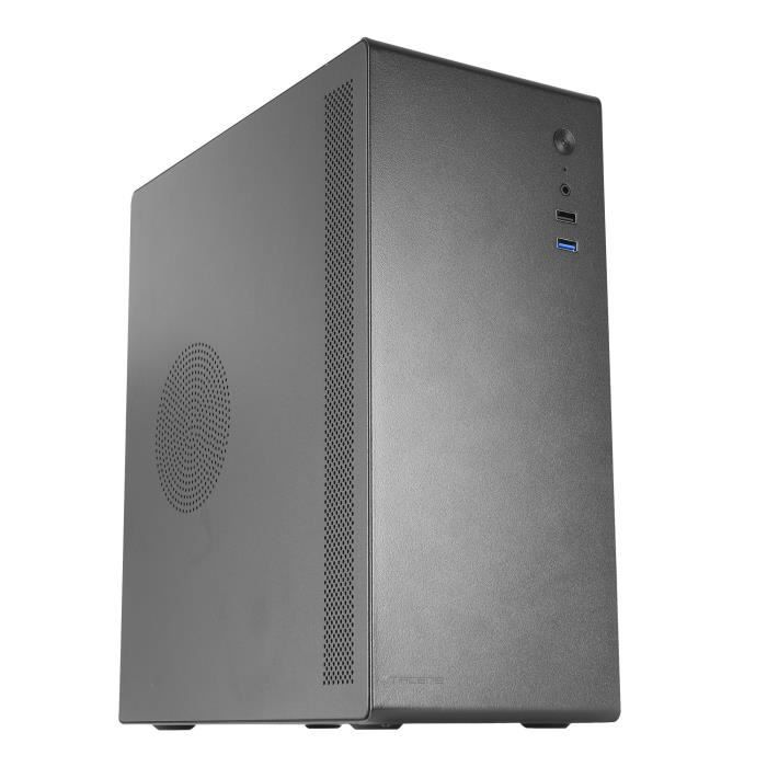 Boîtier Mini-tour - NOVAX - Noir - USB 3.0 - MicroATX - Ventilateur Intégré