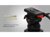 TX-V12L PLUS Hydraulic Pan Head & Aluminum Tripod Set - Broadcast-Grade Alloy