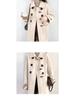 Women's Retro Toggle Wool Coat: Mid-Length Korean Preppy Style, Thickened for Autumn & Winter 2023