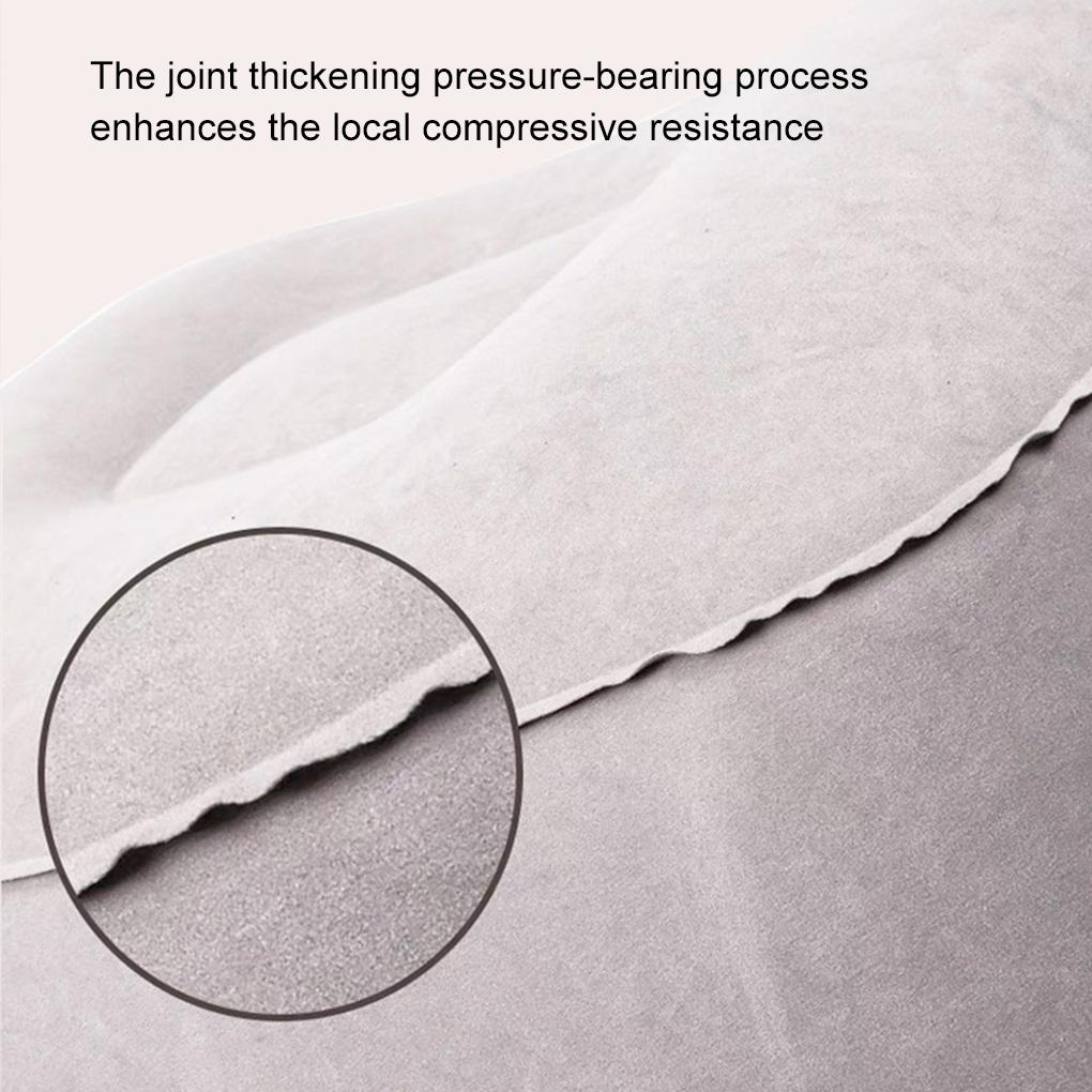 Inflatable Travel Pillow Plant Velvet Foot Pads Comfortable And Durable Inflatable Foot Cushion