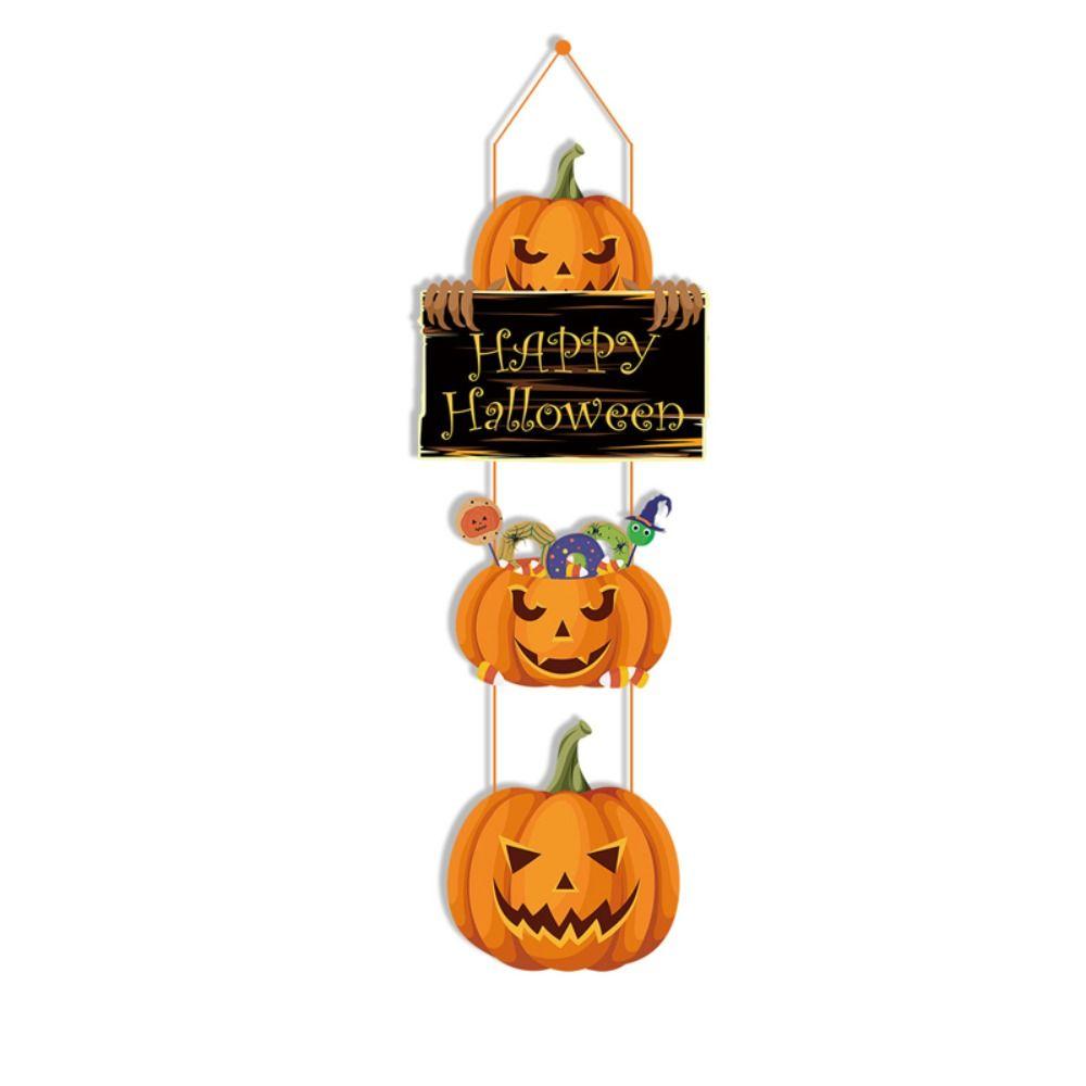 DIY Halloween  Door Hanging Sign Pumpkin/Witch Hat /Ghost Halloween  Door Hanger   Halloween Party