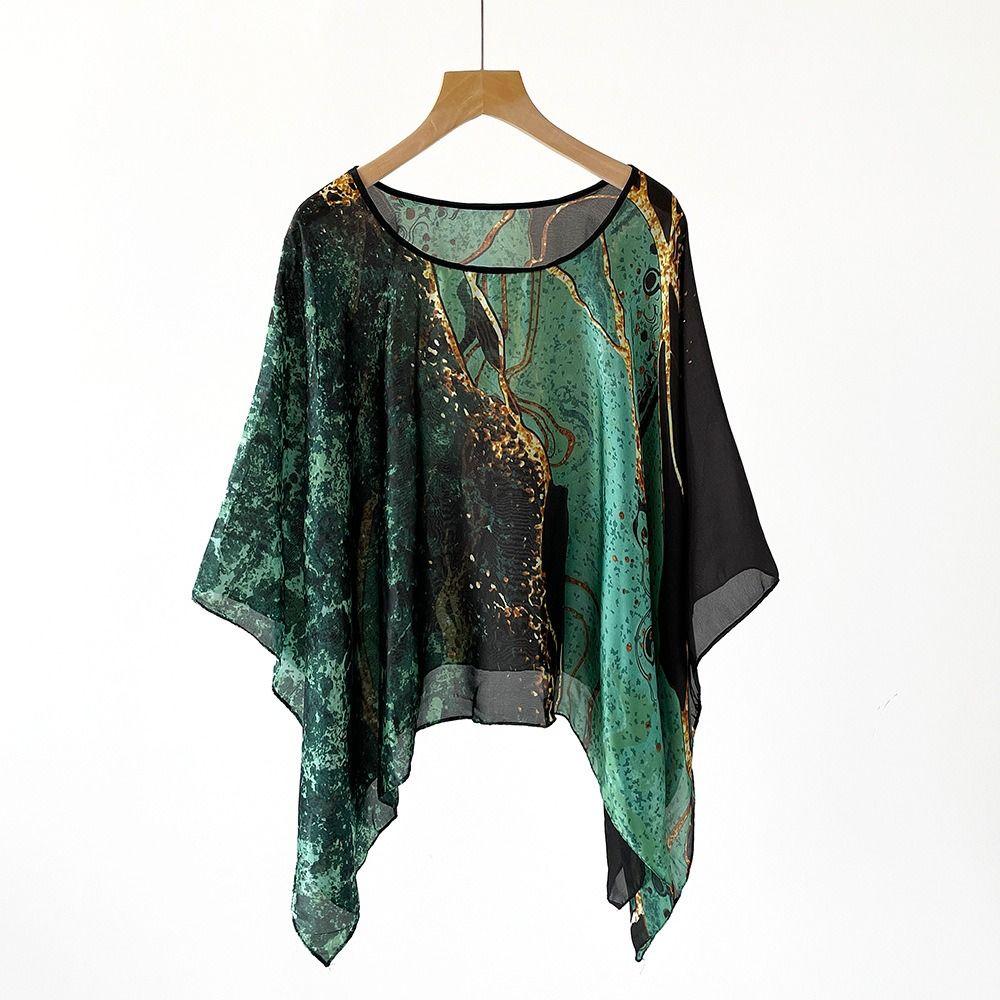 110x110cm Seidenschal Damen Großes Taschentuch Trendiges Bandana Foulard