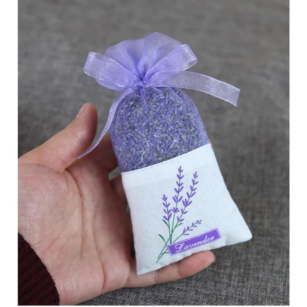 

10/20/30 шт. Пустые пакетики Мешочек с цветочным принтом Лавандовый аромат Саше Мешочки для хранения сухих цветов Кулиска Ароматный мешочек 10pcs