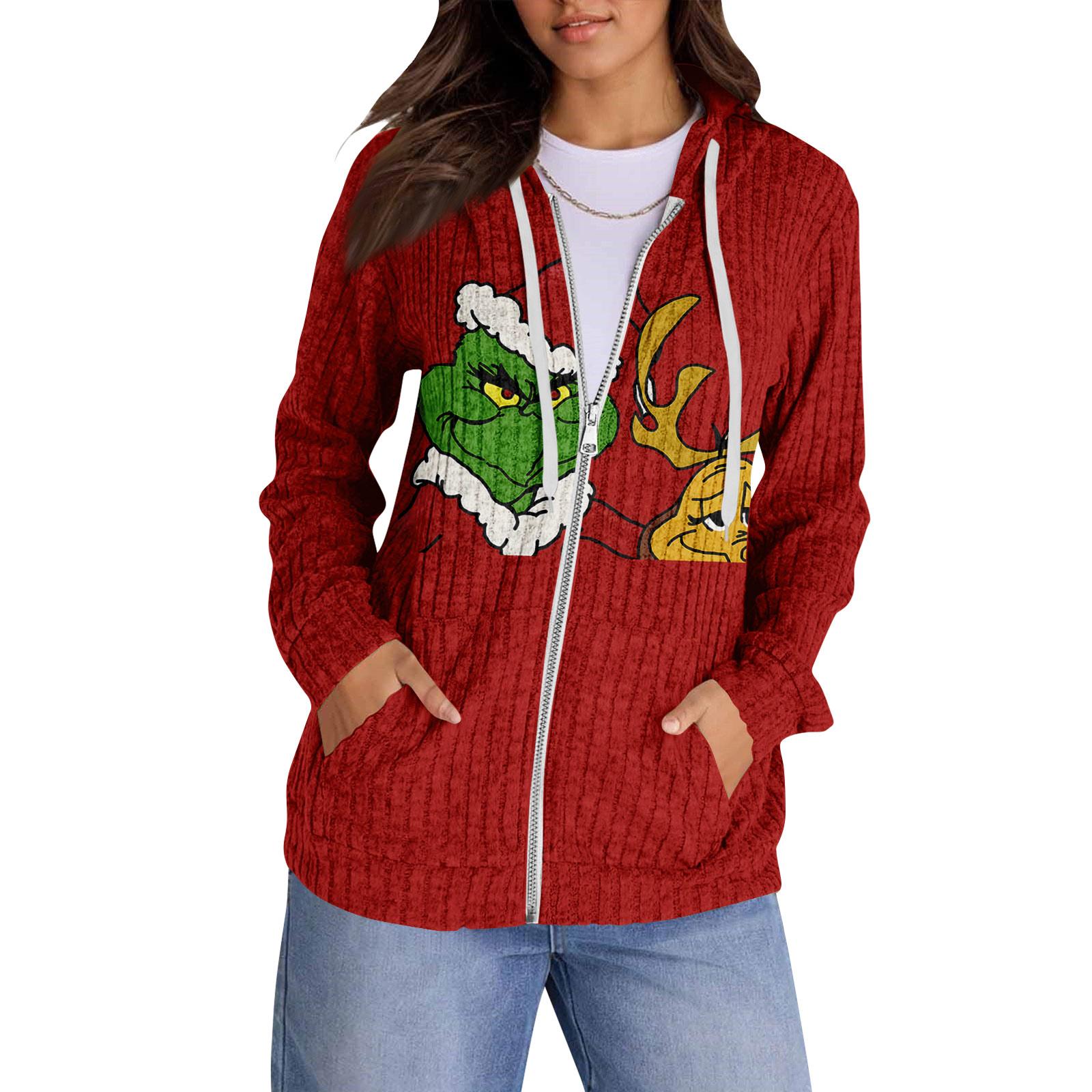 

Толстовки с капюшоном для женщин, модные топы, повседневная осенняя мода, свитшот с длинным рукавом и карманами, легкий пуловер XL красный