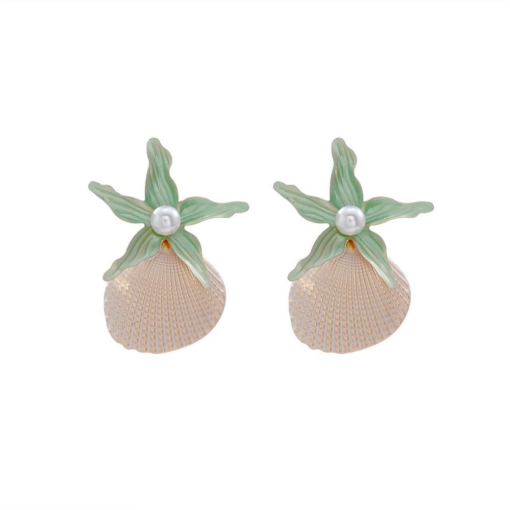 

Summer BOHO Ocean Shell Starfish Zinc Alloy Earrings Trendy Drop Earrings Women Jewelry PD2252