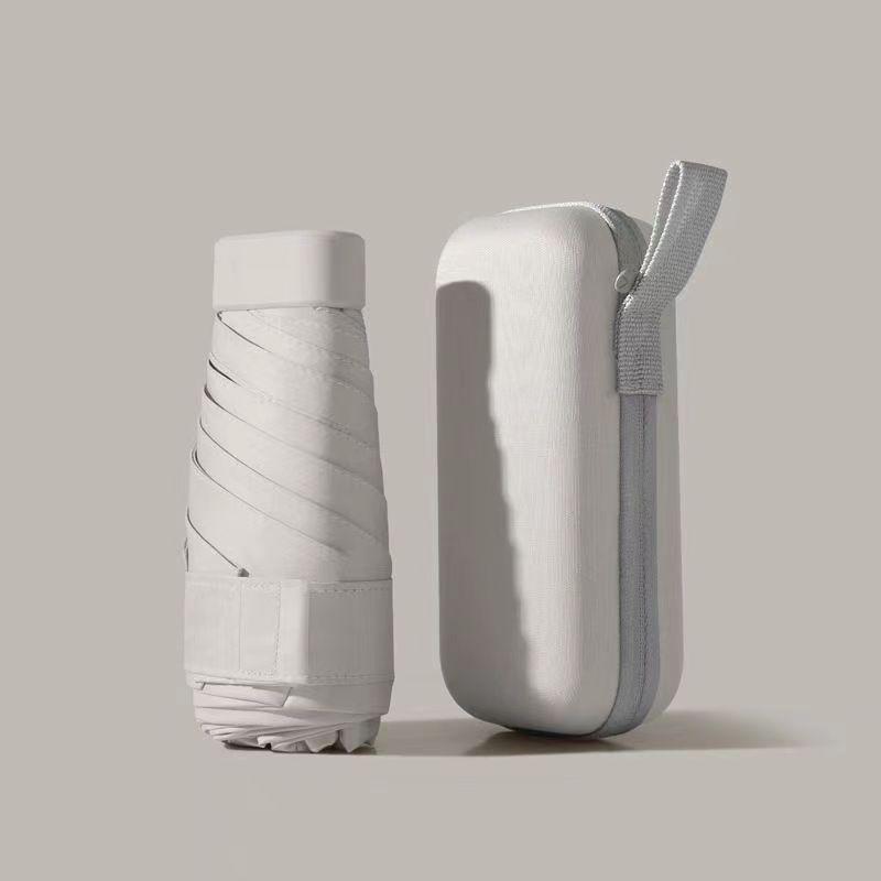 Women's UV Protection Foldable Sunshade Umbrella - Compact, Dual-Use for Sun & Rain