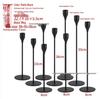 Gold-Plated Metal Candle Holder, Small Iron Art for Dining Table and Christmas Home Decoration