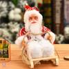 Sitting Home Decoration Kids Toys Christmas Tree Accessories Desktop Santa Claus Doll Xmas Ornament