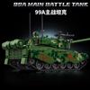 938PCS WW2 Military Series Classic 99A Main Battle Tank Model Compatible Collection Building Blocks Bricks Toys for Boys Gifts