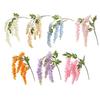 5 Forks Simulated Flower Garland Bright Color Realistic Vines Realistic Wisteria Garland Wedding Bouquet Party Decor