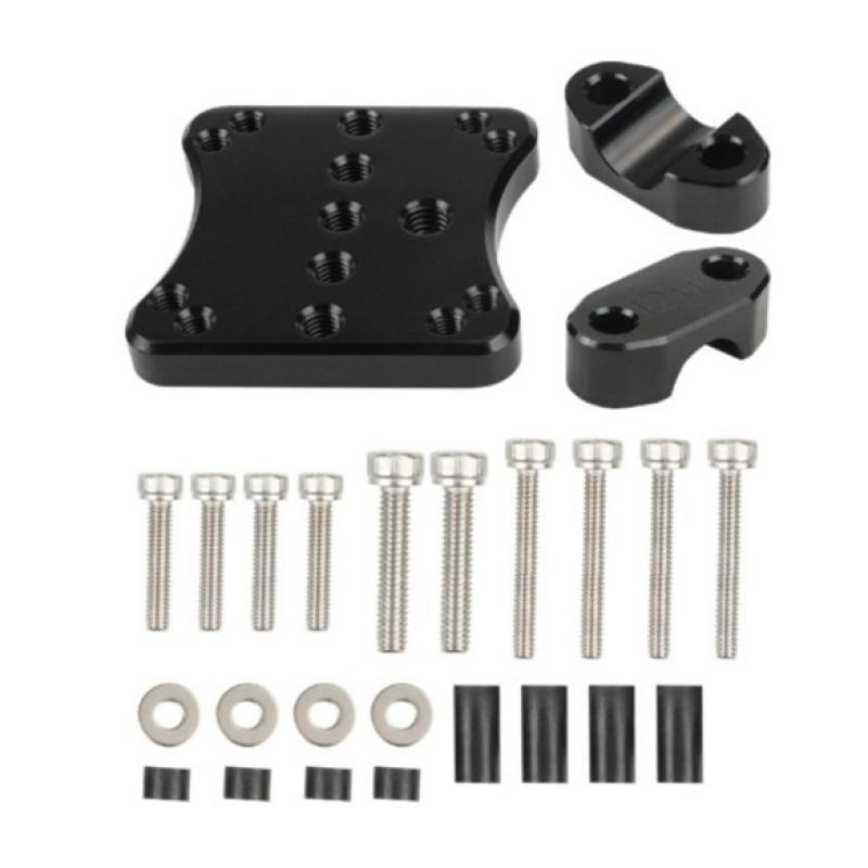 Supporto GPS per moto con foro da 12 mm di diametro per supporto universale per telaio moto, supporto per telaio di navigazione per telefono cellulare