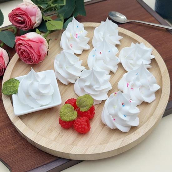 Simulation Ice Cream Model Realistic Artificial Cream Replica Decoration Home Kitchen Countertop Dessert Shop Fake Food Display Prop
