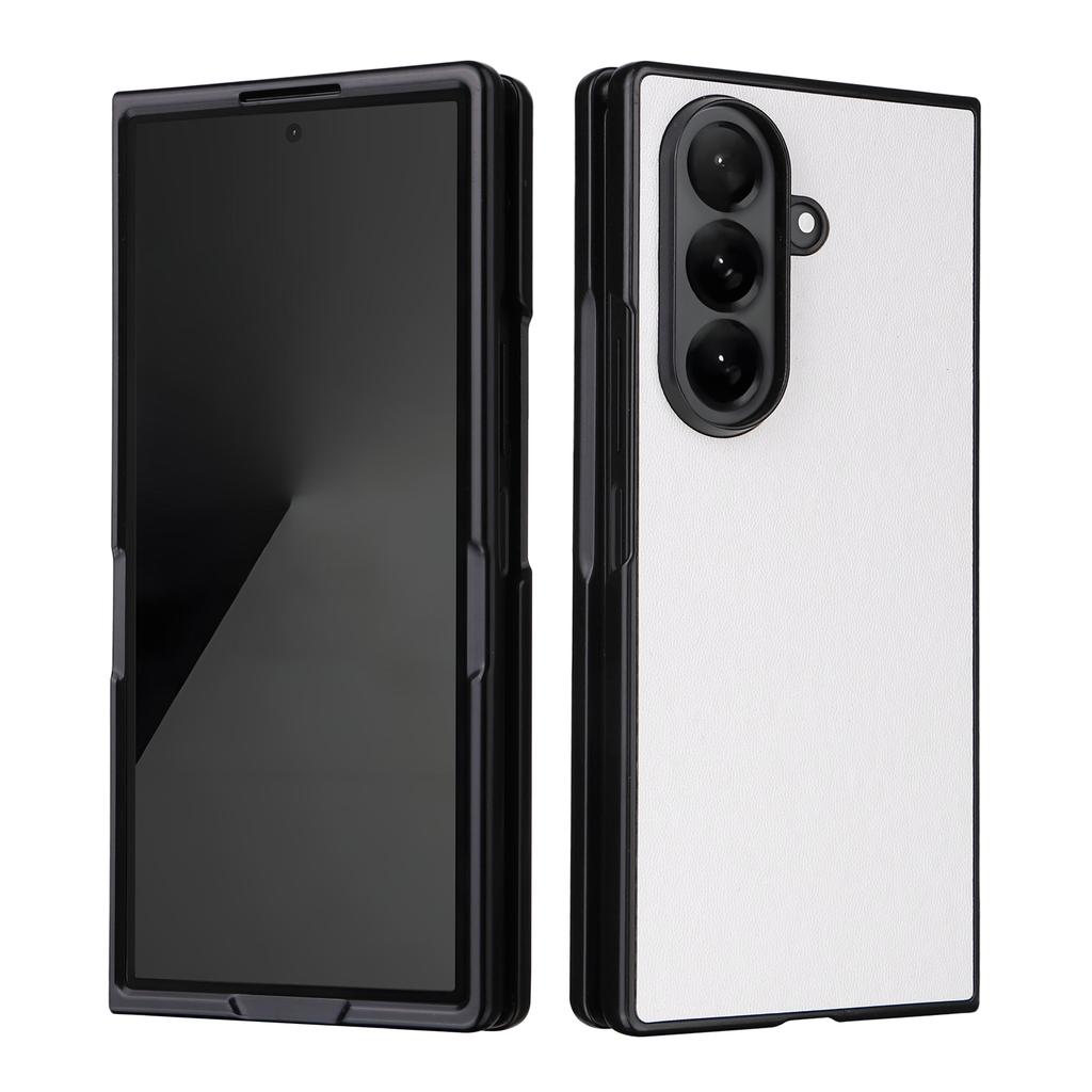 For Samsung Galaxy Z Fold7 5G Case PU Leather Hard PC Protective Phone Cover