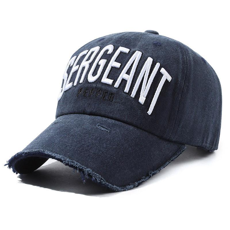 Stylish Vintage Washed Denim Baseball Cap For Men And Women With Adjustable Fit And Sun Protection