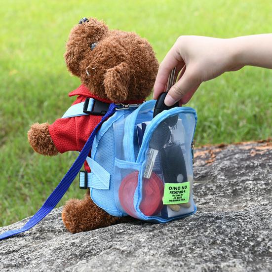 Pet Shoulder Bag Solid Color Portable Breathable Simplicity Pet Backpack Bag Pet Gift