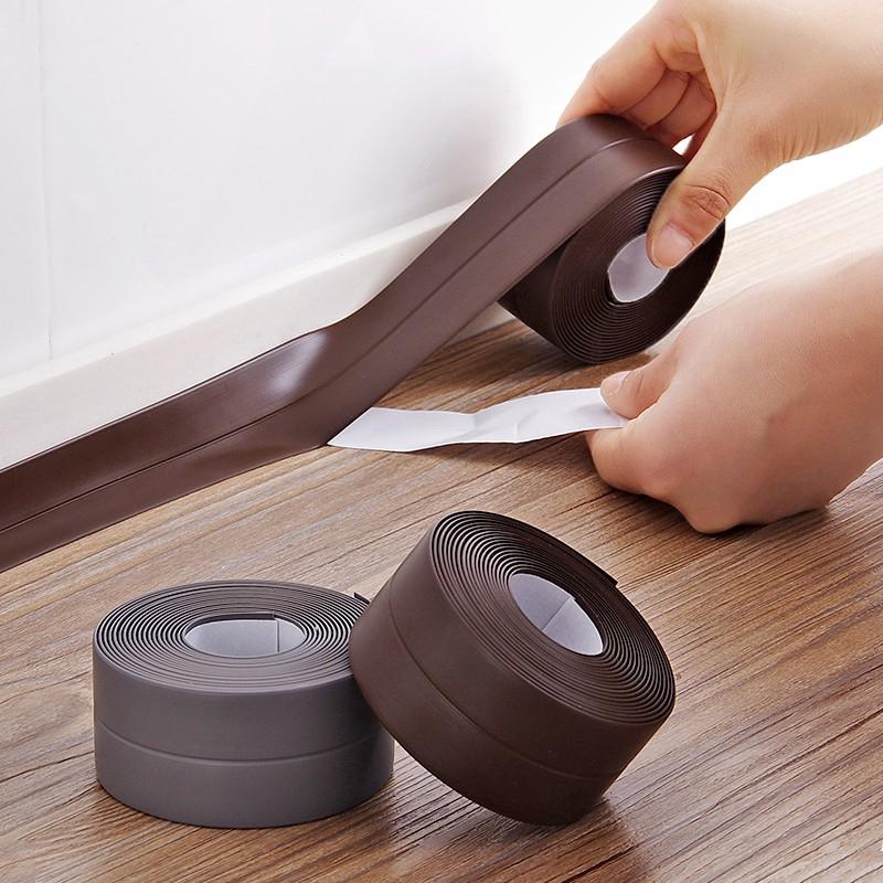 3.2M Kitchen Sealing Strip Waterproof Self Adhesive Caulk Tape Bath Wall 3.2mX38mm