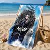 Custom Name Game Dragons Heroes Unite Beach Towel Microfiber Beach Towel, Lightweight and Quick-Dry, for Summer Travel, Swimming Pool Gift